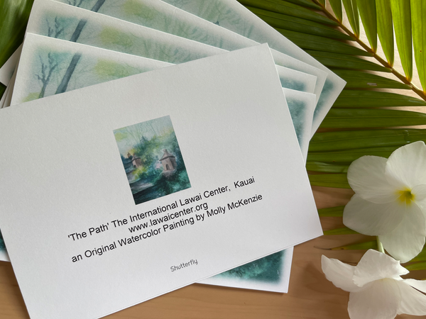 "The Lawai Steps" Note Cards, set of 5
